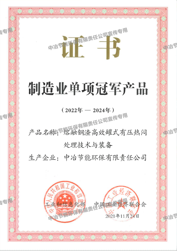第六批制造業(yè)單項冠軍產(chǎn)品